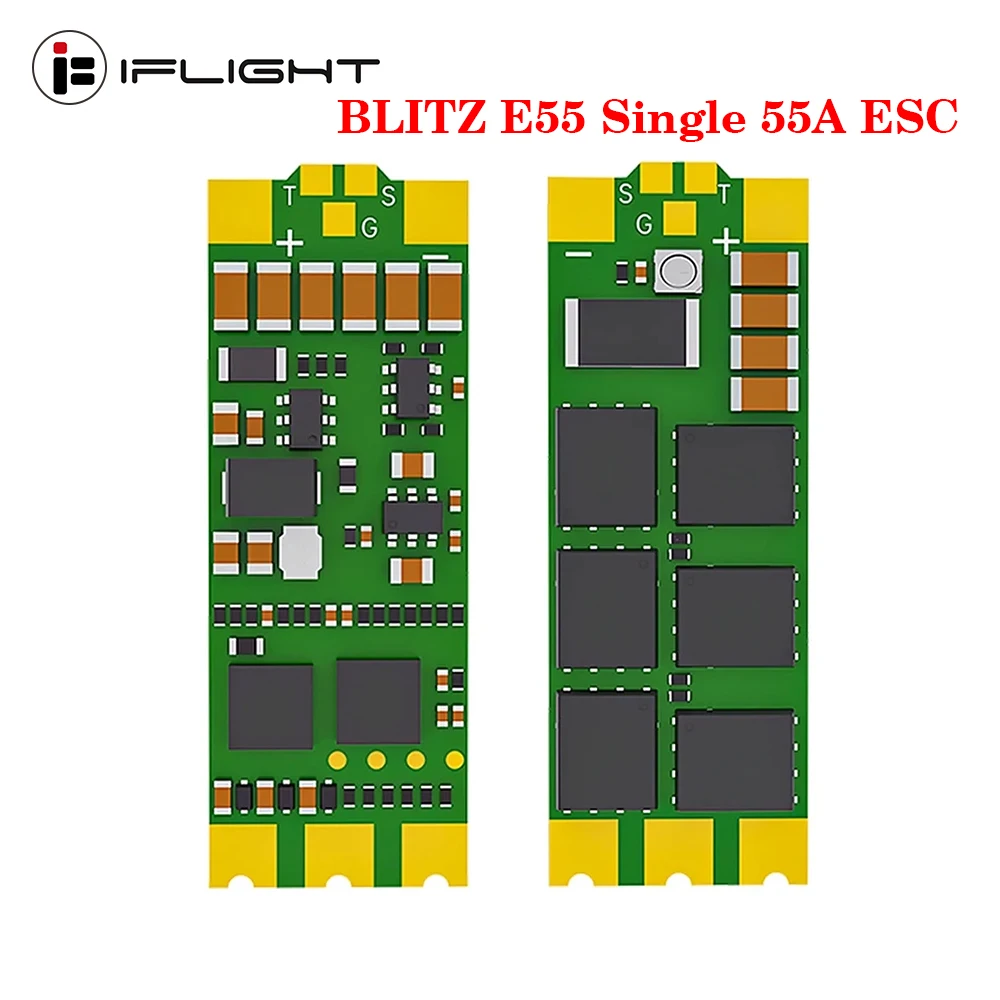 iFlight BLITZ E55 Single 55A ESC BlHeli32 Bit Support Dshot600 Multishot Oneshot 2-6S LIPO for RC FPV Racing Drone Parts
iFlight BLITZ E55 Single 55A ESC BlHeli32 Bit Support Dshot600 Multishot Oneshot 2-6S LIPO for RC FPV Racing Drone Parts