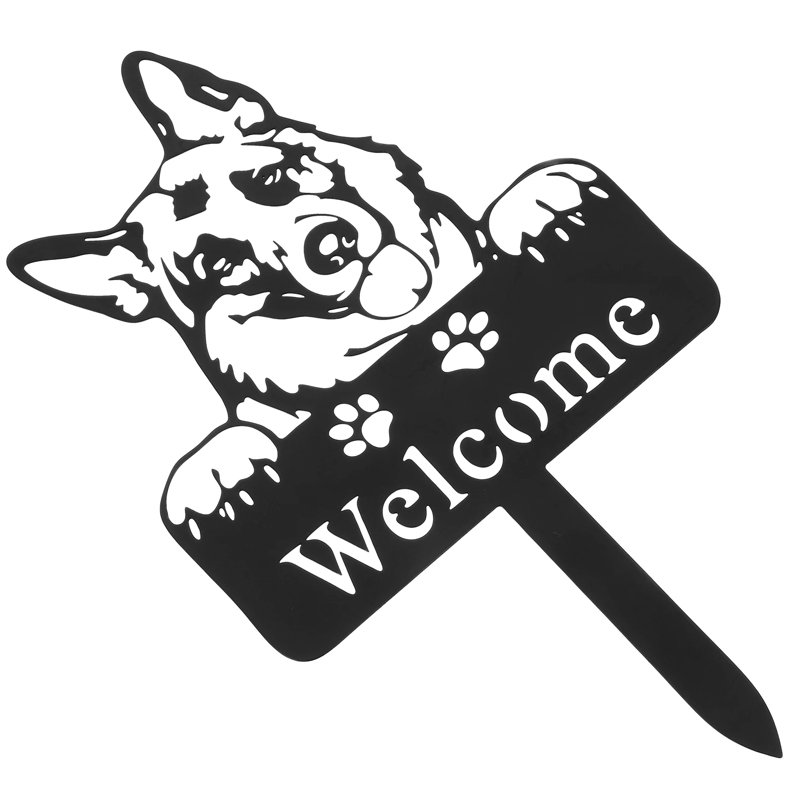 Creative Metal German Shepherd Yard Stake Decorative Dog Statue Garden Lawn Outdoor Decoration Metal Animal Ornament Stake Yard 
Creative Metal German Shepherd Yard Stake Decorative Dog Statue Garden Lawn Outdoor Decoration Metal Animal Ornament Stake Yard