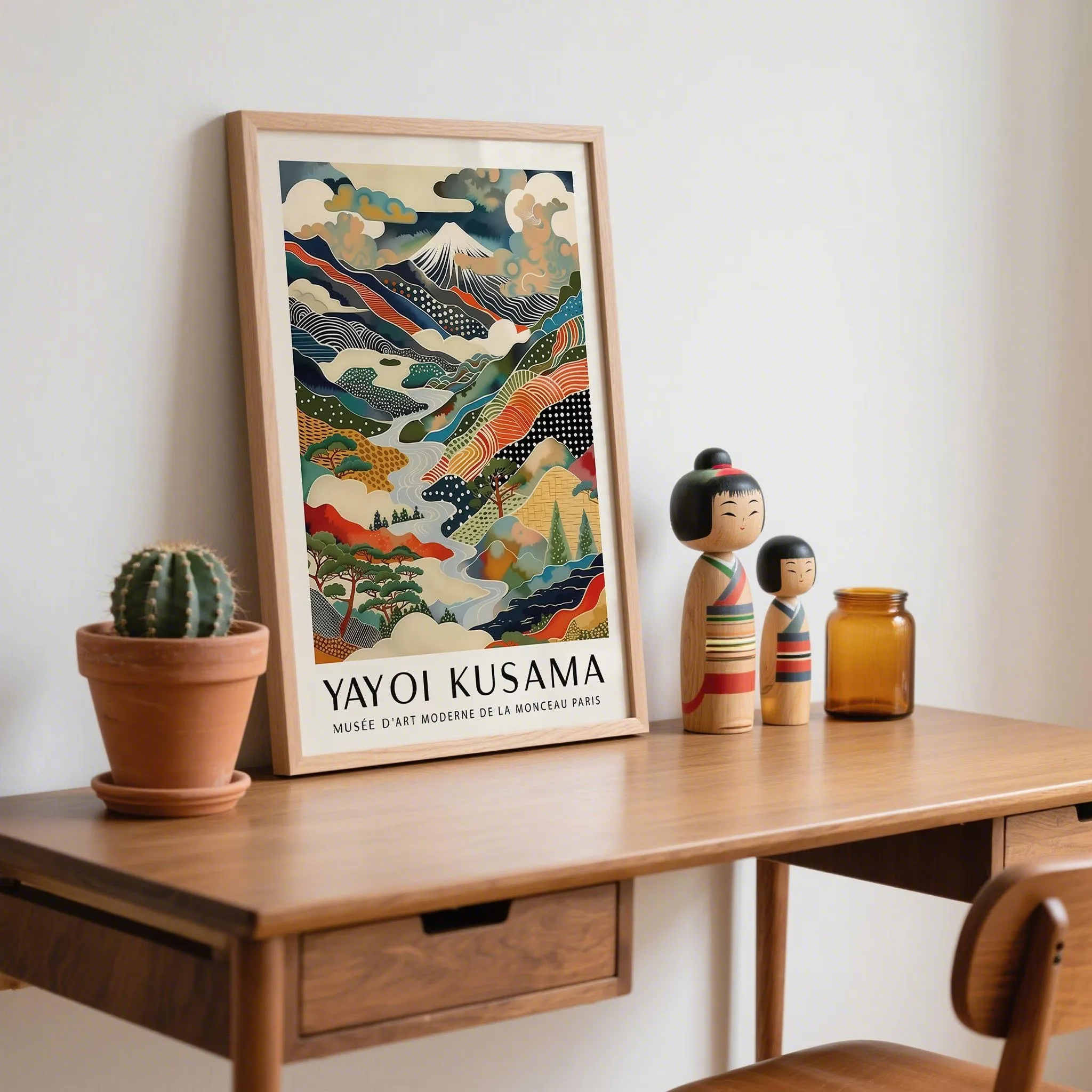 Japanese Yayoi Kusama poster colorful modern art abstract Mount Fuji landscape print suitable for living room bedroom or office
Japanese Yayoi Kusama poster colorful modern art abstract Mount Fuji landscape print suitable for living room bedroom or office