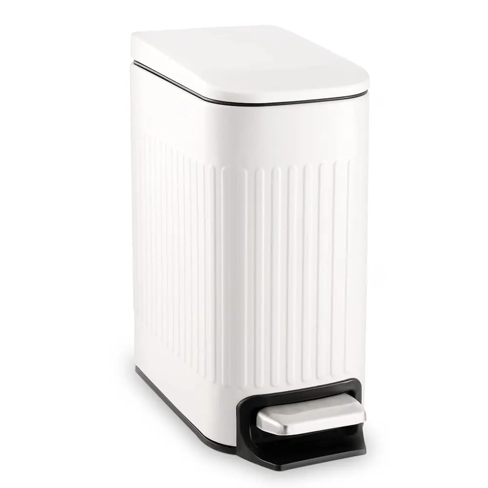 Slim Bathroom Trash Can With Lid Soft Close, 6 Liter/1.6 Gallon Stainl Steel Small Garbage Can With Removable Inner Bucket,
Slim Bathroom Trash Can With Lid Soft Close, 6 Liter/1.6 Gallon Stainl Steel Small Garbage Can With Removable Inner Bucket,