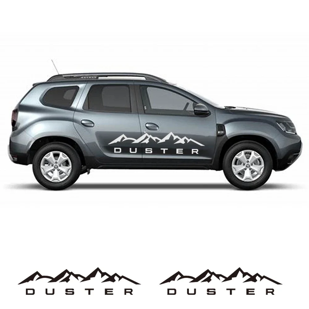 2pcs Car Door Vinyl Film Side Strips Stickers Decal For Renault DACIA DUSTER Mountain Off Road Car Styling Accessories
2pcs Car Door Vinyl Film Side Strips Stickers Decal For Renault DACIA DUSTER Mountain Off Road Car Styling Accessories