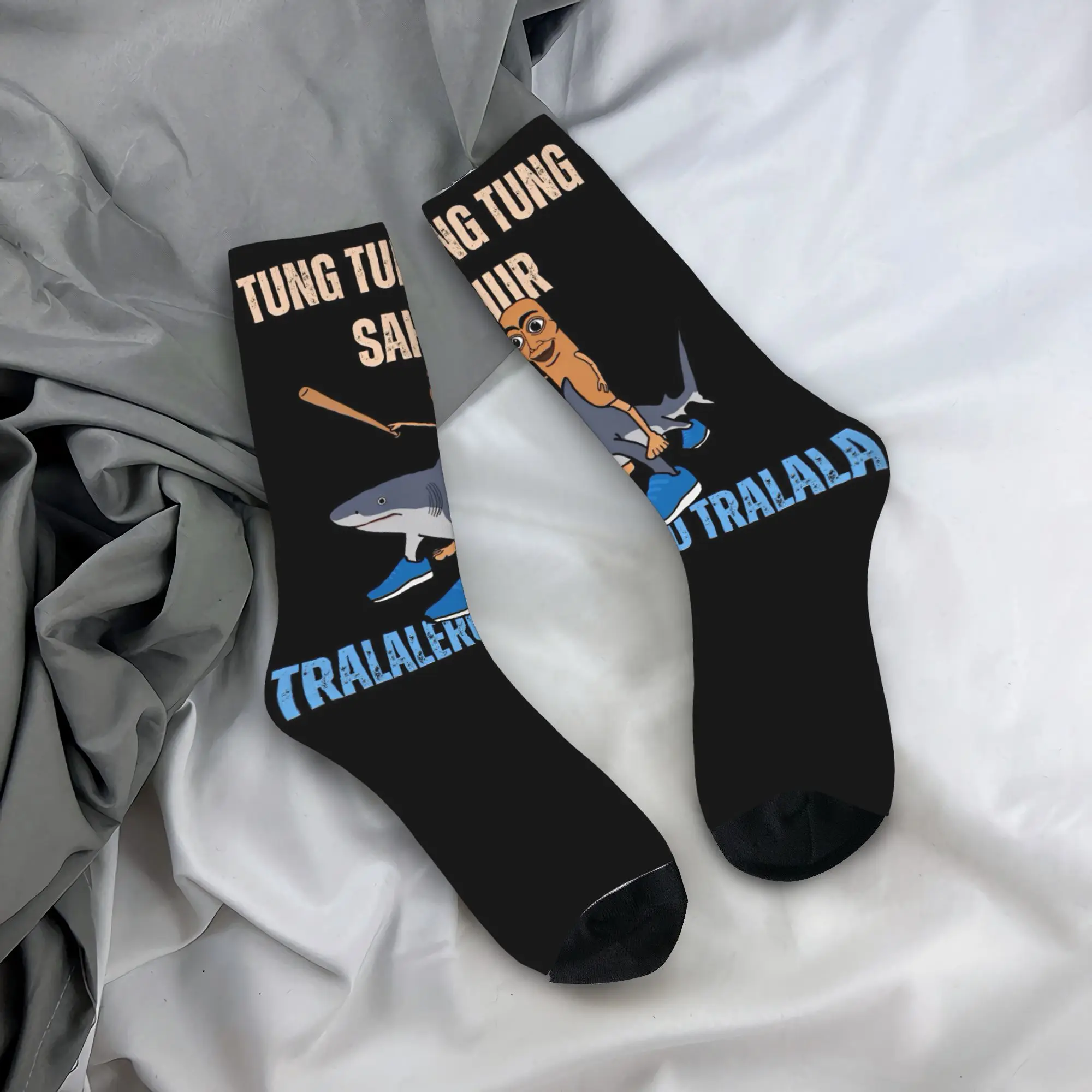 Осенне-зимние мужские и женские носки Tung Tung X Tralalero Tralala, итальянские баскетбольные носки Brainrot Meme, впитывающие пот
Осенне-зимние мужские и женские носки Tung Tung X Tralalero Tralala, итальянские баскетбольные носки Brainrot Meme, впитывающие пот