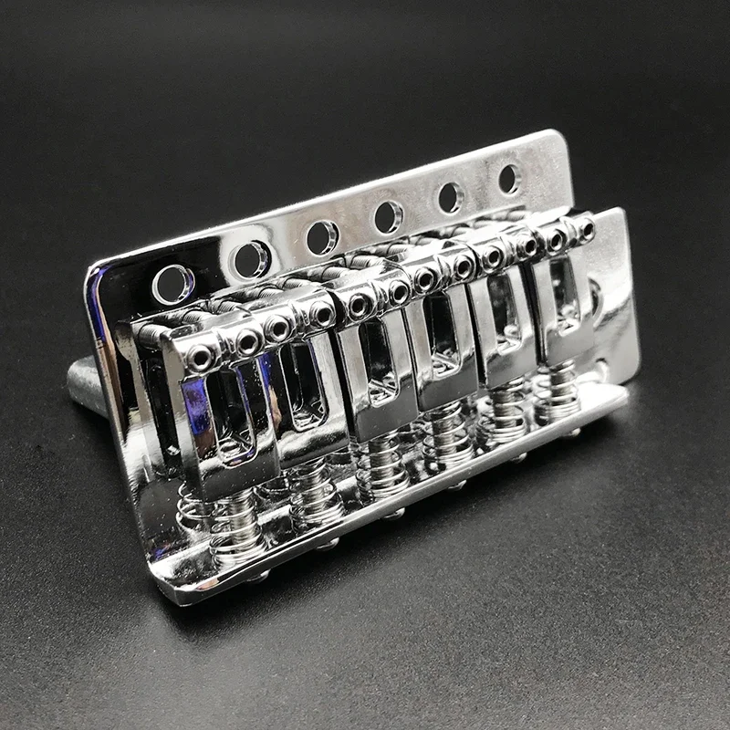 Electric Guitar Single Tremolo Bridge System 6 Strings Saddle Bridge with Whammy Bar for ST Electric Guitar Black Silver 
Electric Guitar Single Tremolo Bridge System 6 Strings Saddle Bridge with Whammy Bar for ST Electric Guitar Black Silver