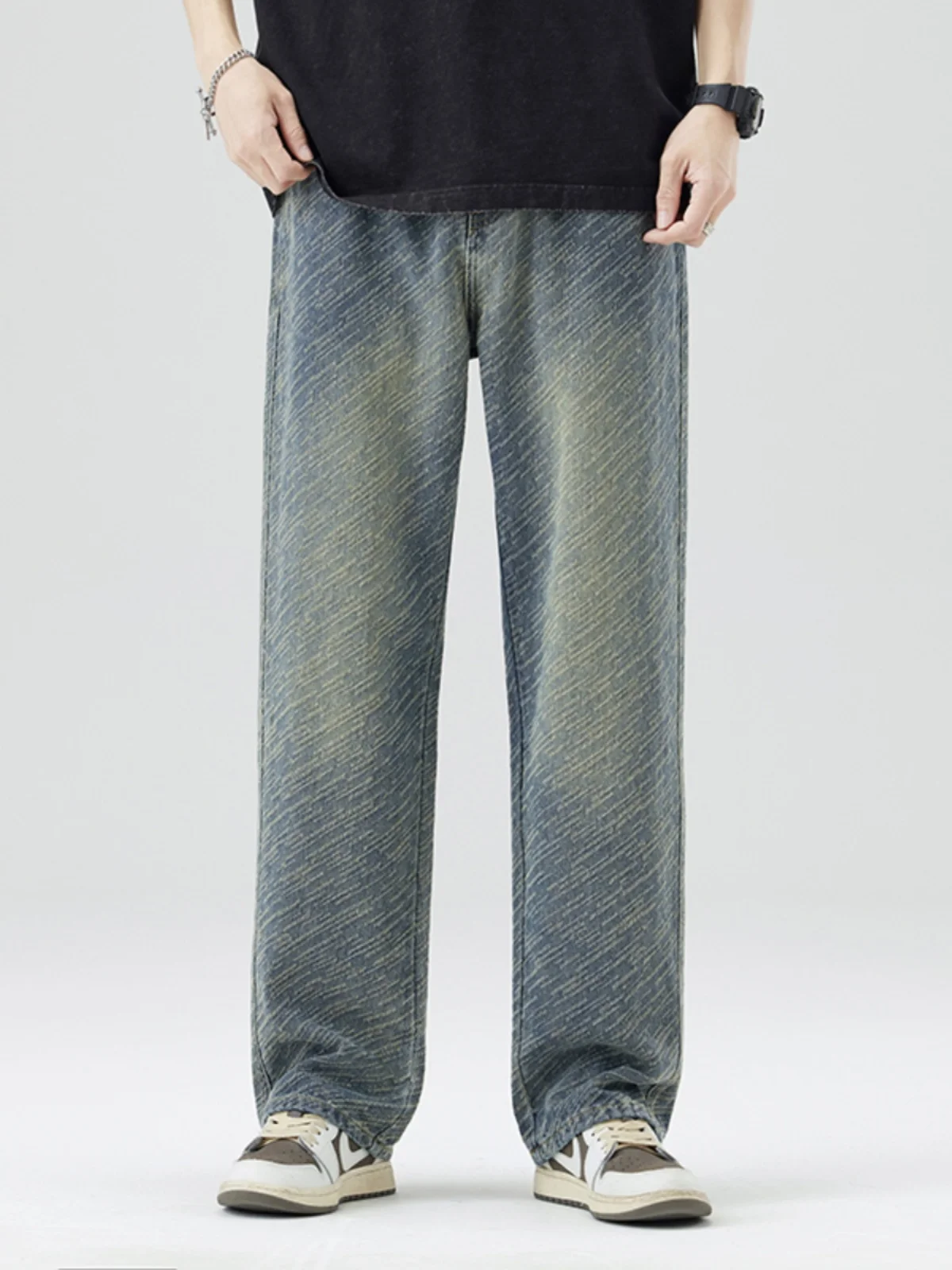 Retro Washed Starry Pattern Men's Jeans Spring Autumn Loose Straight Leg Thin Casual Versatile Long Trousers
Retro Washed Starry Pattern Men's Jeans Spring Autumn Loose Straight Leg Thin Casual Versatile Long Trousers
