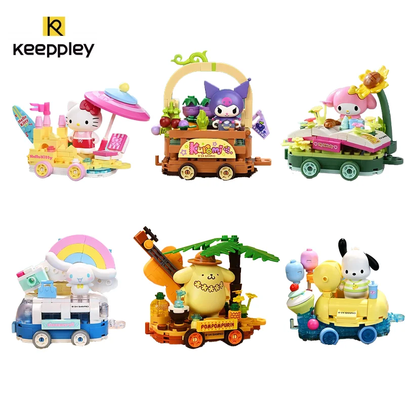 Keeppley Sanrio Float Parade Building Block Toy Kuromi Cinnamoroll Hello Kitty Pochacco Pompom Purin Splicing Model Gift
Keeppley Sanrio Float Parade Building Block Toy Kuromi Cinnamoroll Hello Kitty Pochacco Pompom Purin Splicing Model Gift