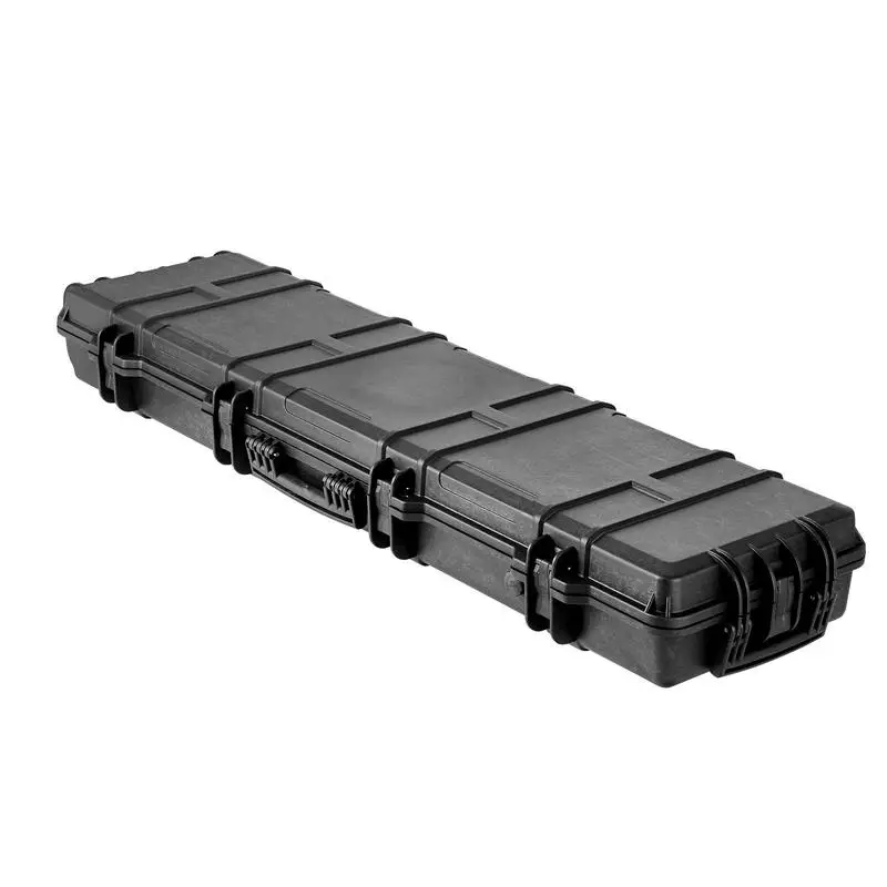 Rifle hard case with 3 layers of fully protective foam, lockable hard gun case, waterproof & rolling long gun case, for 127 cm rifles or shotguns
Rifle hard case with 3 layers of fully protective foam, lockable hard gun case, waterproof & rolling long gun case, for 127 cm rifles or shotguns