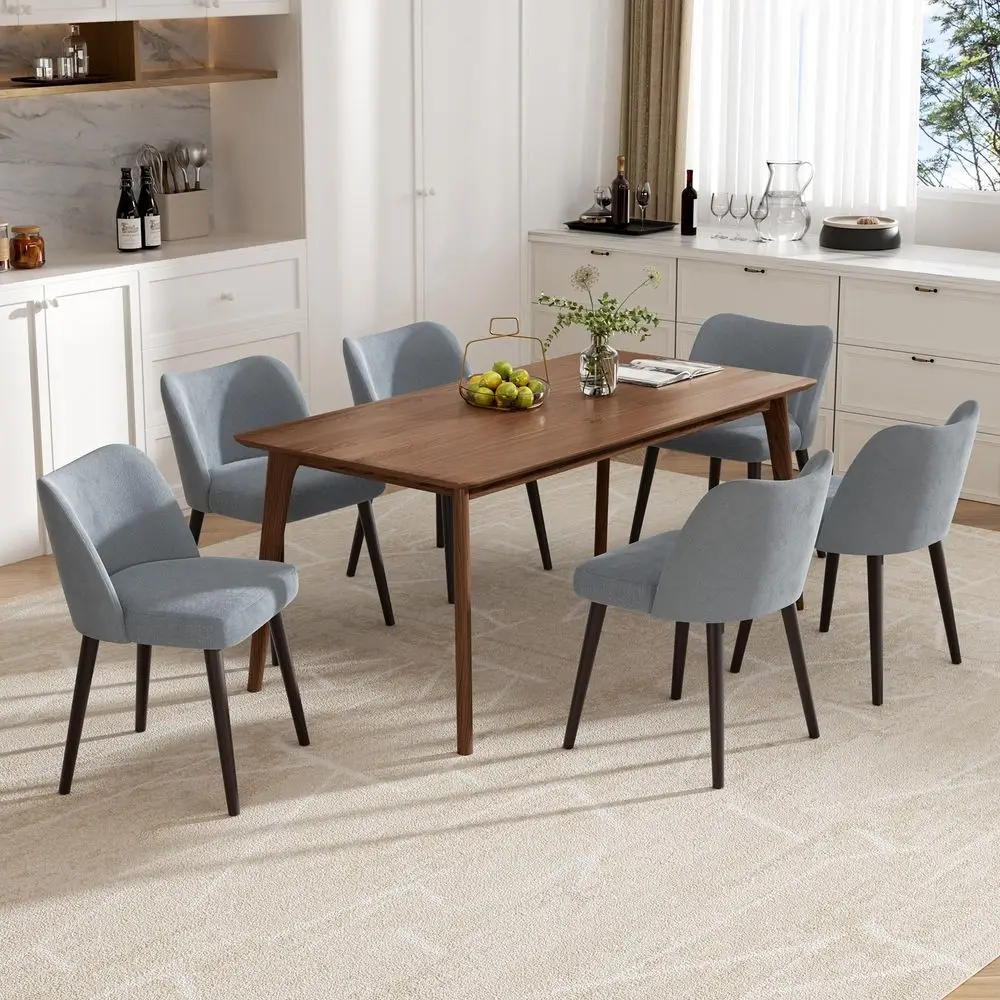 Fabric holstered Dining Chairs Mid Century Farmhouse Dinner Chair with Padded Seat and Wood Legs Kitchen Side Chair for Dinin
Fabric holstered Dining Chairs Mid Century Farmhouse Dinner Chair with Padded Seat and Wood Legs Kitchen Side Chair for Dinin