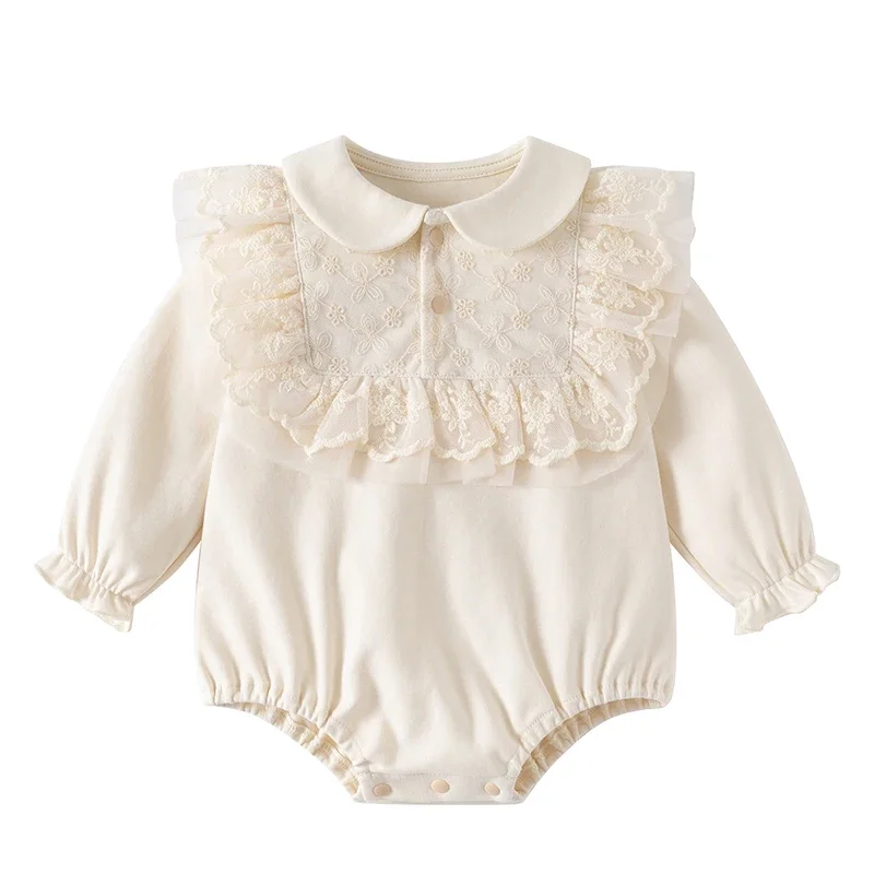 2025 New Autumn Korean Style Climbing Suit Long Sleeved Cotton Splicing Newborn Baby Girls Bodysuits 0-24M Children Clothes
2025 New Autumn Korean Style Climbing Suit Long Sleeved Cotton Splicing Newborn Baby Girls Bodysuits 0-24M Children Clothes