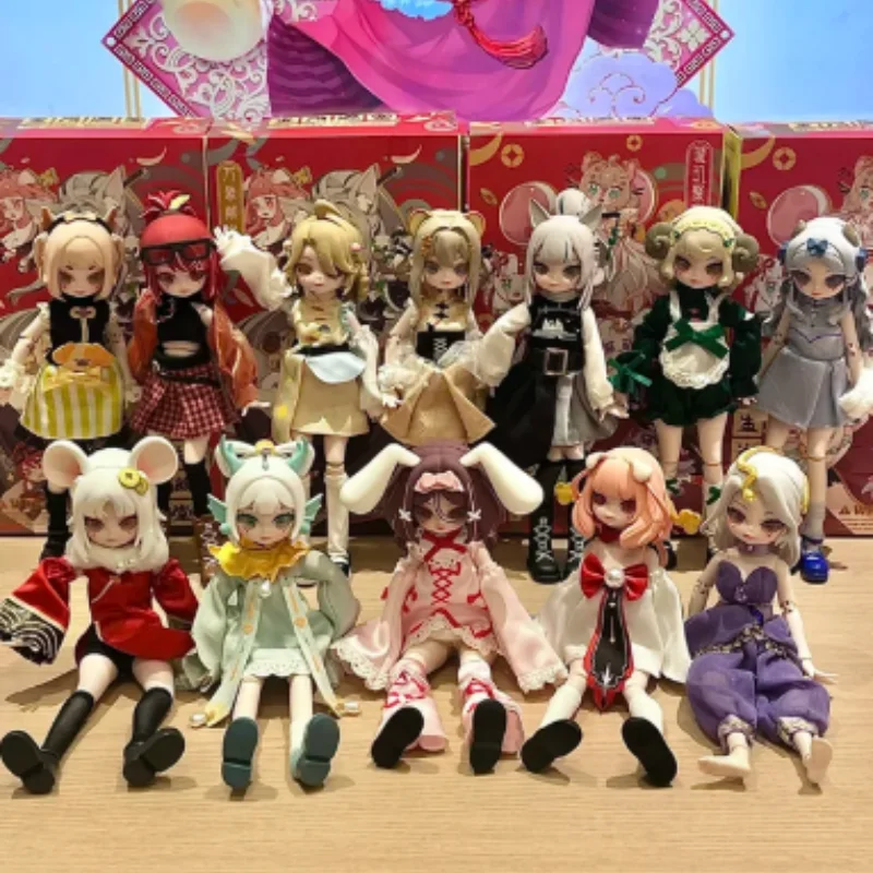 New Genuine Manchao The Zodiac Convocation Series 1/8 Bjd Blind Box A And B Ver.Anime Dolls Mystery Box Collectible Toys As Gift
New Genuine Manchao The Zodiac Convocation Series 1/8 Bjd Blind Box A And B Ver.Anime Dolls Mystery Box Collectible Toys As Gift