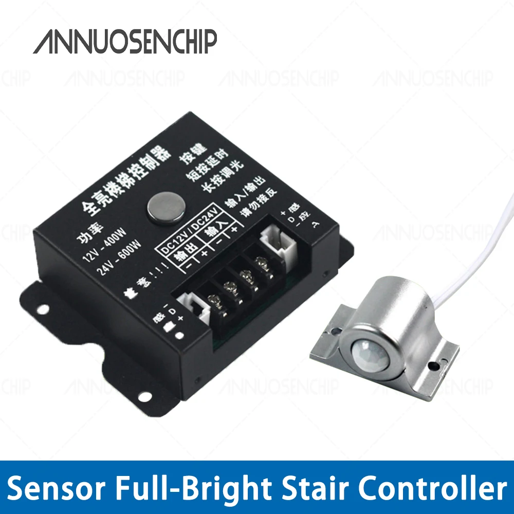 12V 24V Wireless Stair Step Light Controller High Power Full Bright Human Body Motion Sensor No Wiring Required for Home Stairs
12V 24V Wireless Stair Step Light Controller High Power Full Bright Human Body Motion Sensor No Wiring Required for Home Stairs