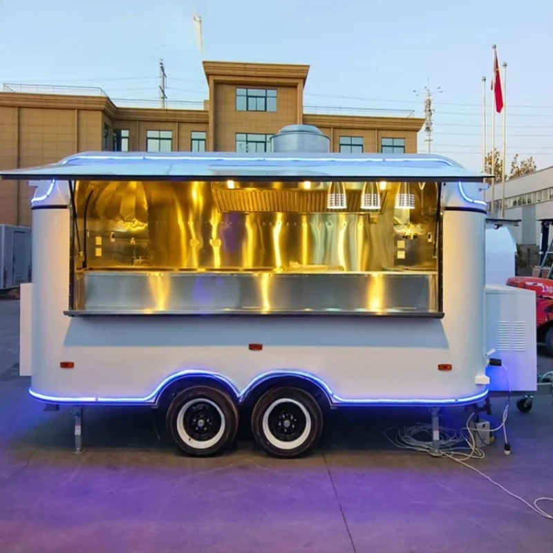 Mobile Commercial Food Truck Trailer Outdoor Street Burger Food Truck Ice Cream Remorque Food Truck Trailer for Catering
Mobile Commercial Food Truck Trailer Outdoor Street Burger Food Truck Ice Cream Remorque Food Truck Trailer for Catering