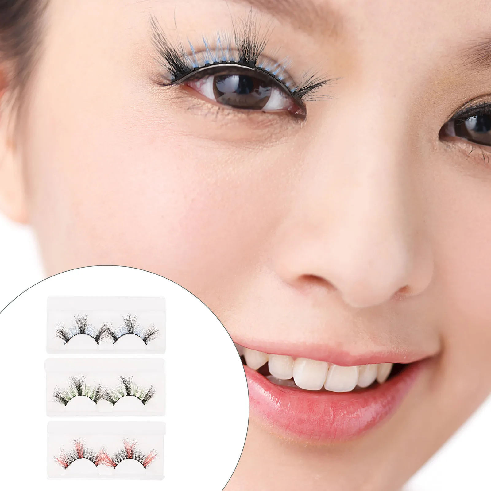 3Pairs Colored Fake Eyelashes for Women Natural False Lashes Easy to Use Makeup False Eyelashes for Party Cosplay Fake Lashes 
3Pairs Colored Fake Eyelashes for Women Natural False Lashes Easy to Use Makeup False Eyelashes for Party Cosplay Fake Lashes