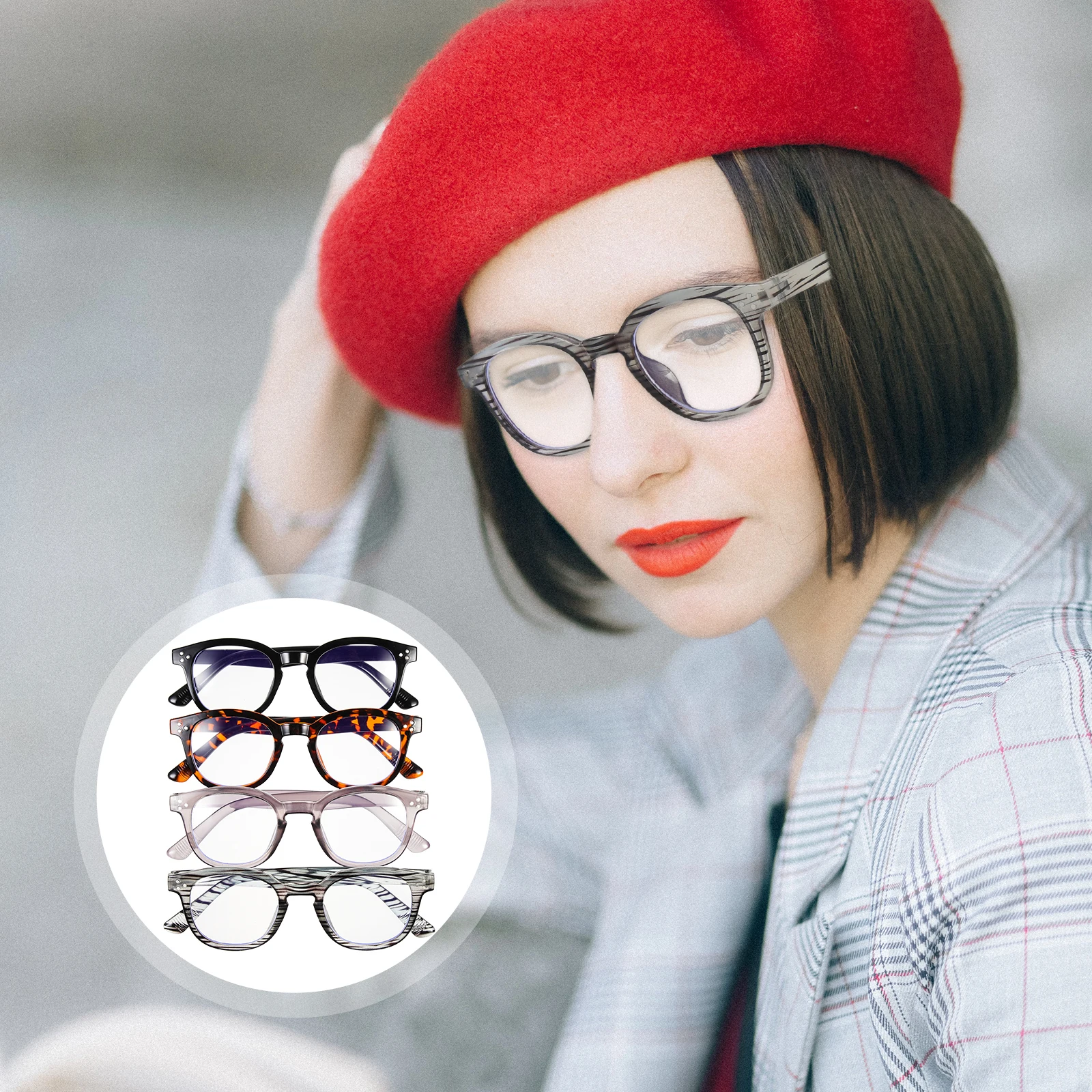4pcs Light Glasses Durable PC Frame Eyewear for Kids Gaming Computer Bright Color Safe Reading Glasses Men Women
4pcs Light Glasses Durable PC Frame Eyewear for Kids Gaming Computer Bright Color Safe Reading Glasses Men Women