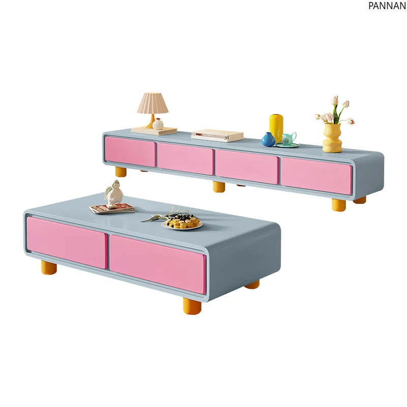 Dopamine solid wood living room TV cabinet coffee table combination modern simple small apartment light luxury floor cabinet
Dopamine solid wood living room TV cabinet coffee table combination modern simple small apartment light luxury floor cabinet