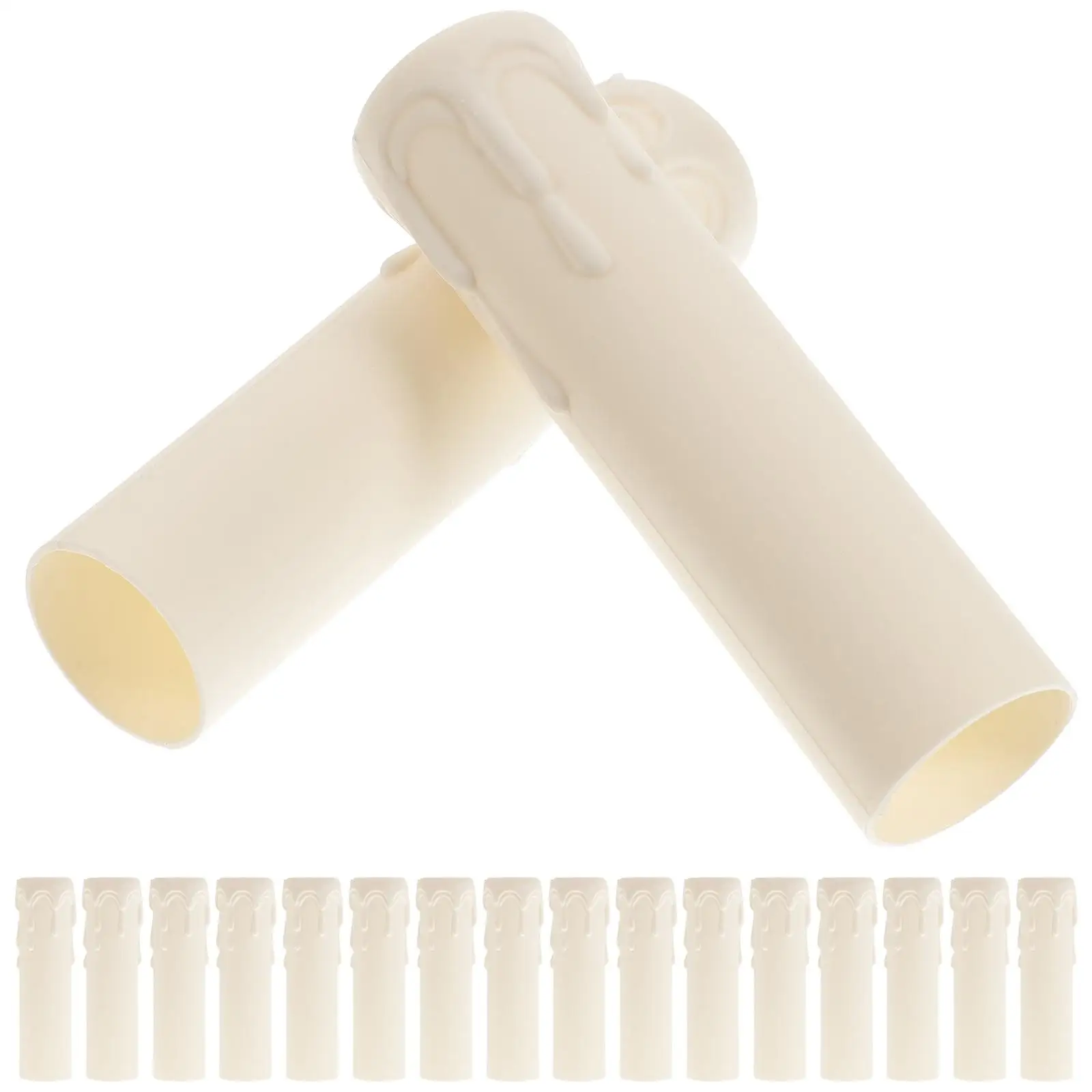 20 Pcs Socket Tubes Shaped Casing Elegant Plastic Sleeves Retro Chandelier Socket Tubes Lightweight Waterproof
20 Pcs Socket Tubes Shaped Casing Elegant Plastic Sleeves Retro Chandelier Socket Tubes Lightweight Waterproof