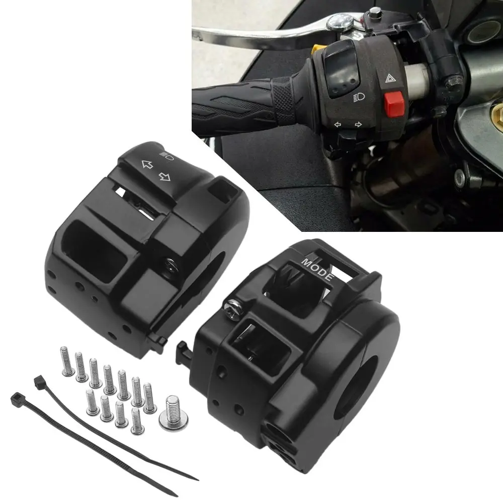 Motorcycle Black Aluminum Handlebar Control Switch Housings Cover Kit Fit For Suzuki GSX 1300R Hayabusa 2008-12 GSXR 2007-11
Motorcycle Black Aluminum Handlebar Control Switch Housings Cover Kit Fit For Suzuki GSX 1300R Hayabusa 2008-12 GSXR 2007-11