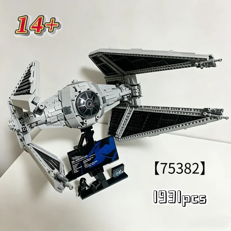 2026 1931pcs Star Interstellar Conflict Spaceship 75382 TIE Interceptors Building Blocks Puzzle Model Bricks For Birthday Gifts
2026 1931pcs Star Interstellar Conflict Spaceship 75382 TIE Interceptors Building Blocks Puzzle Model Bricks For Birthday Gifts
