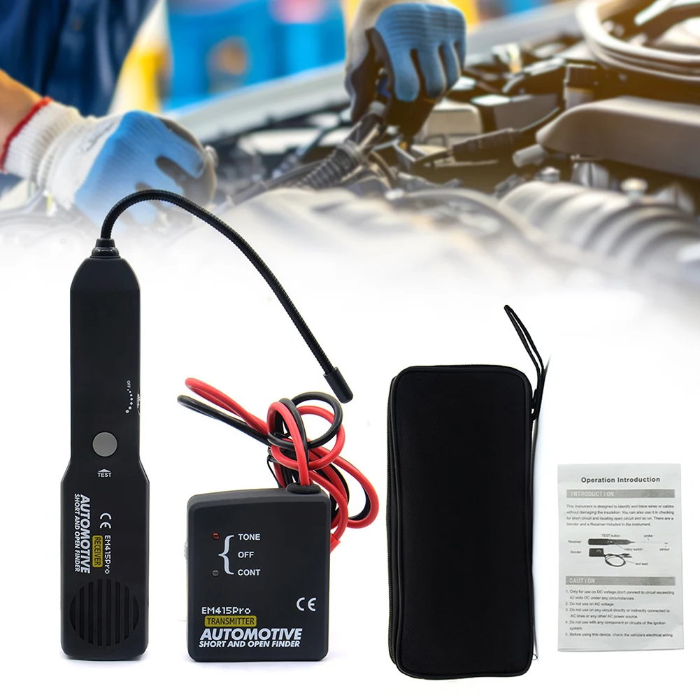 Car Repair Diagnostics Tool Set Automotive Electrical Open/Short Finder Circuit Tester Pro Cable Wire-Tracker For Car Repair
Car Repair Diagnostics Tool Set Automotive Electrical Open/Short Finder Circuit Tester Pro Cable Wire-Tracker For Car Repair