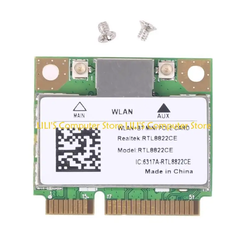 A52B Wi-Fi Card 2,4G/5 ГГц 1200 Мбит/с Bluetooth-совместимая 5,0 беспроводная карта 1200 Мбит/с
A52B Wi-Fi Card 2,4G/5 ГГц 1200 Мбит/с Bluetooth-совместимая 5,0 беспроводная карта 1200 Мбит/с