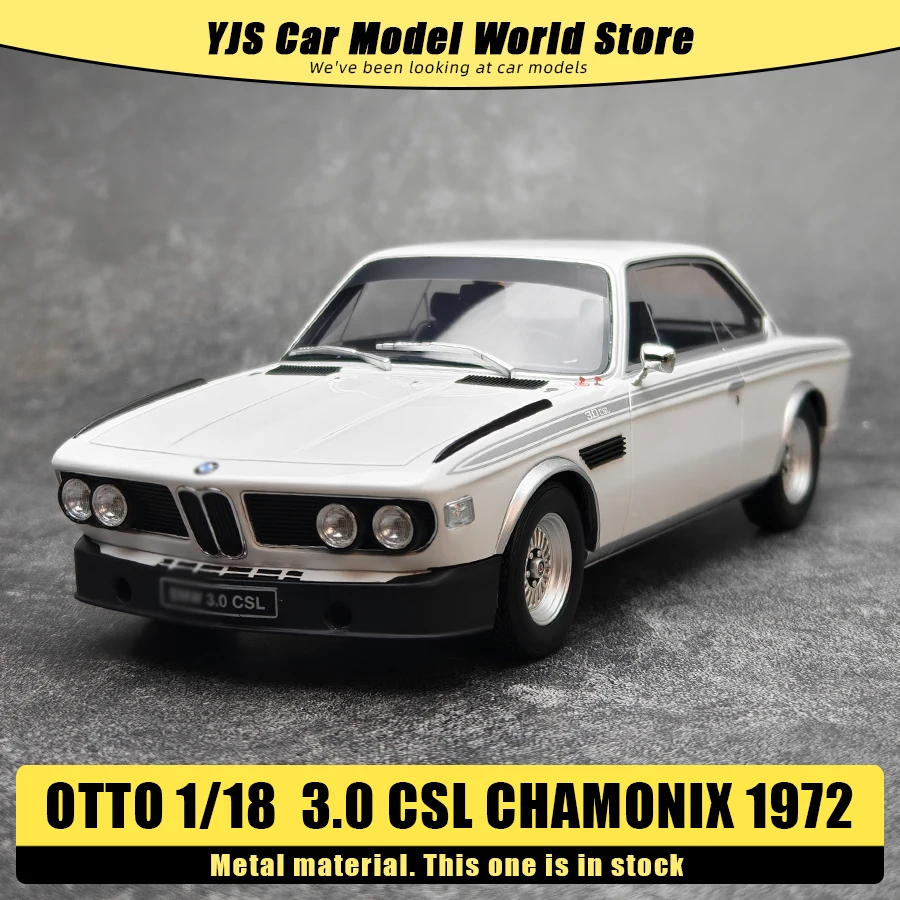 OTTO 1:18 3.0 CSL CHAMONIX 1972 car model Static display piece Holiday gift collection
OTTO 1:18 3.0 CSL CHAMONIX 1972 car model Static display piece Holiday gift collection