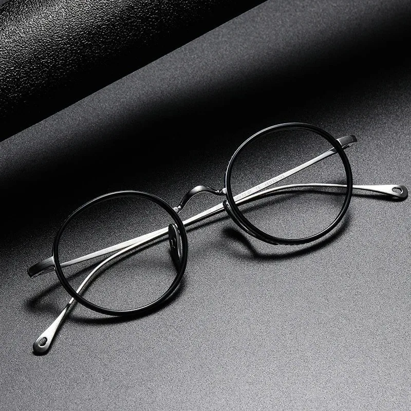Janpanese Ultralight Titanium Frame Hand-Made Glasses Retro Myopia Gafas Spectacles Round For Men Women Prescription Eyeglasses
Janpanese Ultralight Titanium Frame Hand-Made Glasses Retro Myopia Gafas Spectacles Round For Men Women Prescription Eyeglasses