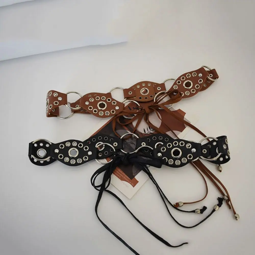 Fashion Metal Rivet Belt Hollow Ring Y2K Western Cowgirl Belt Baroque Style Wide Women Waistband Jeans
Fashion Metal Rivet Belt Hollow Ring Y2K Western Cowgirl Belt Baroque Style Wide Women Waistband Jeans