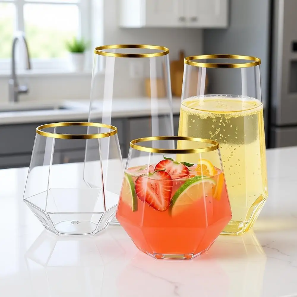 Набор из 48 пластиковых стаканов – 24 шампанских бокала (9 унций) и 24 винные бокала (12 унций) – Элегантные одноразовые небьющиеся стаканы – Без BPA
Набор из 48 пластиковых стаканов – 24 шампанских бокала (9 унций) и 24 винные бокала (12 унций) – Элегантные одноразовые небьющиеся стаканы – Без BPA