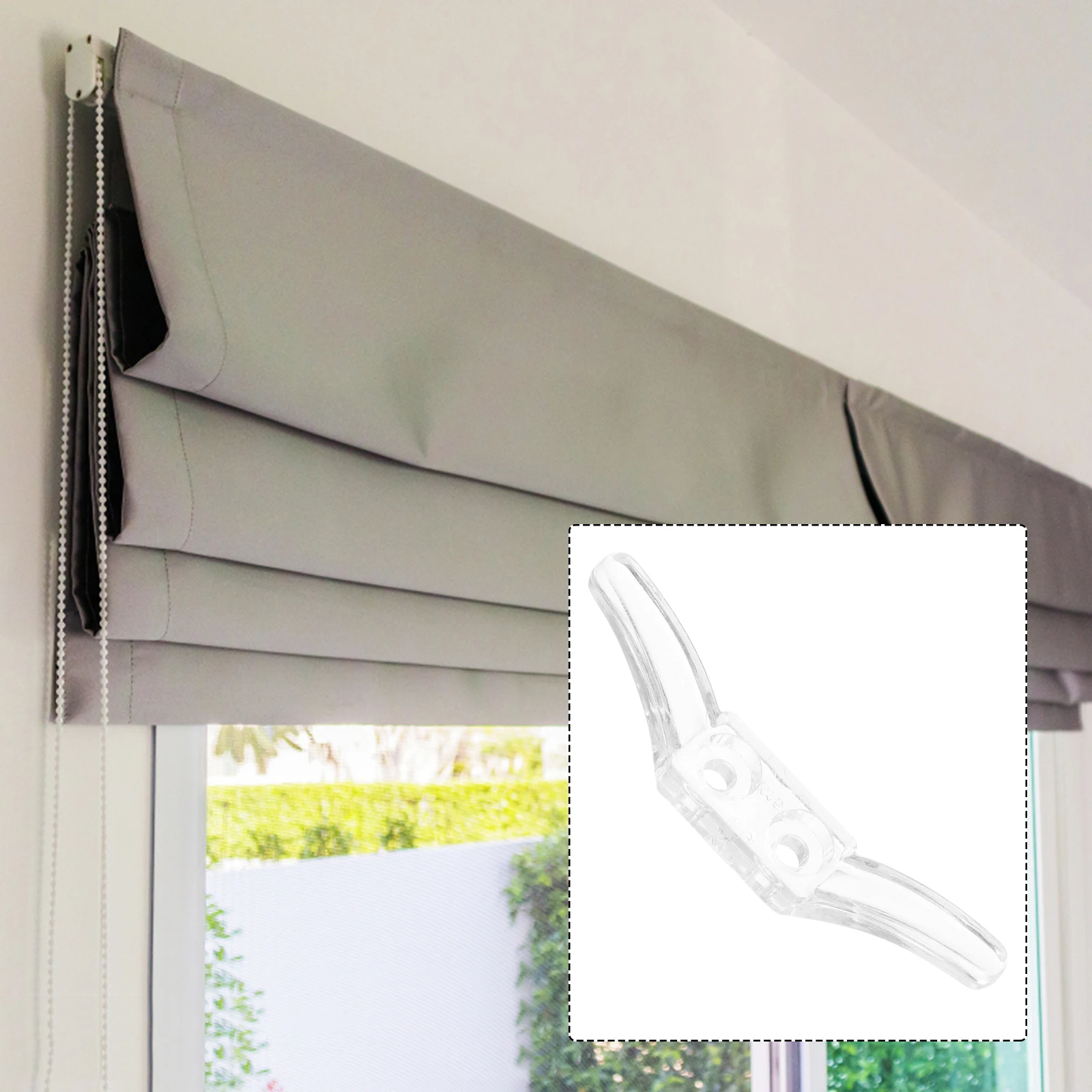 12pcs Window Blind Cord Cleats Transparent Rope Cleat For Blinds Safety Holder Easy Install Lightweight Curtain
12pcs Window Blind Cord Cleats Transparent Rope Cleat For Blinds Safety Holder Easy Install Lightweight Curtain