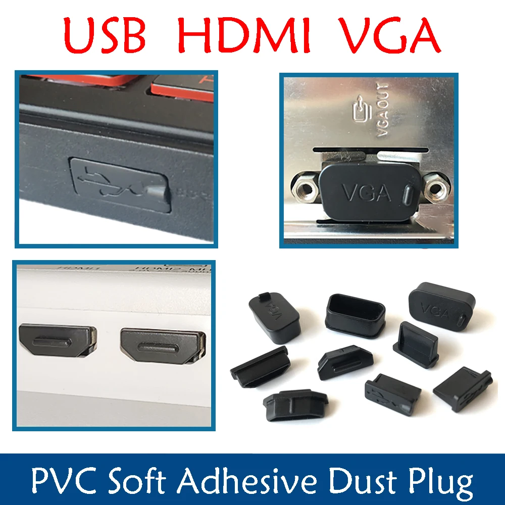 1-100Pcs Computer Interface Anti-dust Plug Notebook Dustproof Stopper USB HDMI VGA Dust Plug Cover
1-100Pcs Computer Interface Anti-dust Plug Notebook Dustproof Stopper USB HDMI VGA Dust Plug Cover