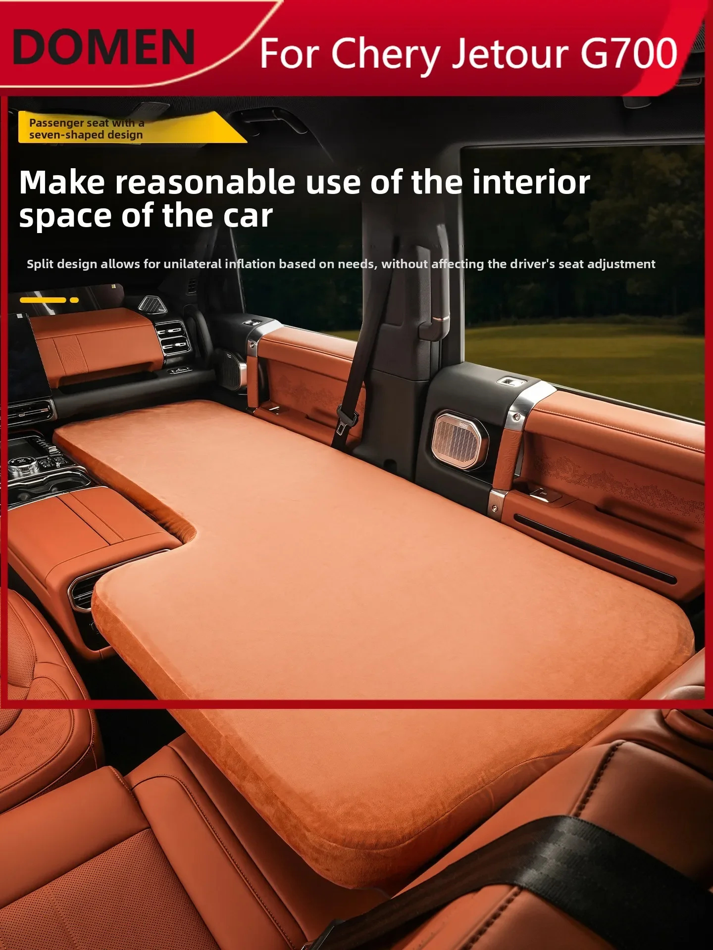 For Jetour G700 Portable Mattress Outdoor Camping Memory Foam Car Travel Bed Self Driving Tour Car Trunk Sleeping Pad Accessorie
For Jetour G700 Portable Mattress Outdoor Camping Memory Foam Car Travel Bed Self Driving Tour Car Trunk Sleeping Pad Accessorie