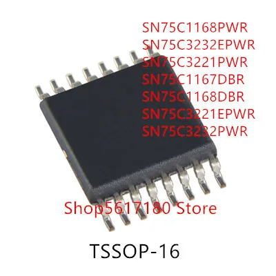 10 шт. SN75C1168PWR SN75C3232EPWR SN75C3221PWR SN75C1167DBR SN75C1168DBR SN75C3221EPWR SN75C3232PWR IC
10 шт. SN75C1168PWR SN75C3232EPWR SN75C3221PWR SN75C1167DBR SN75C1168DBR SN75C3221EPWR SN75C3232PWR IC