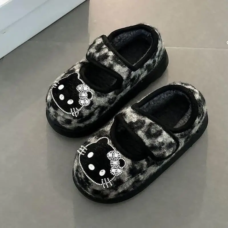 Anime Hello Kitty Vintage Leopard Fluffy Slippers for Women Winter Warm Shoes Thick Sole Soft Plush Girls Indoor Cotton Shoe
Anime Hello Kitty Vintage Leopard Fluffy Slippers for Women Winter Warm Shoes Thick Sole Soft Plush Girls Indoor Cotton Shoe