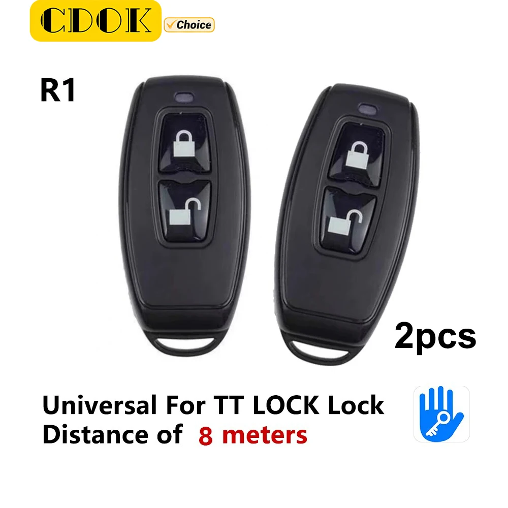 Пульт дистанционного управления CDOK R1 TTlock делает это более удобен для пожилых людей, чтобы использовать пульт дистанционного управления для открытия замков.
Пульт дистанционного управления CDOK R1 TTlock делает это более удобен для пожилых людей, чтобы использовать пульт дистанционного управления для открытия замков.