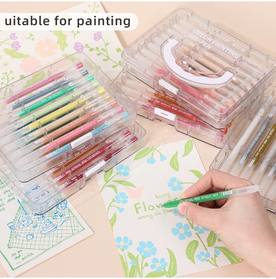 45/72/99 Colors/Set Colored Painting Gel Pen Professinal Edition Multi Color Gel Ink Pens 0.5mm For Notes Drawing Stationery
45/72/99 Colors/Set Colored Painting Gel Pen Professinal Edition Multi Color Gel Ink Pens 0.5mm For Notes Drawing Stationery