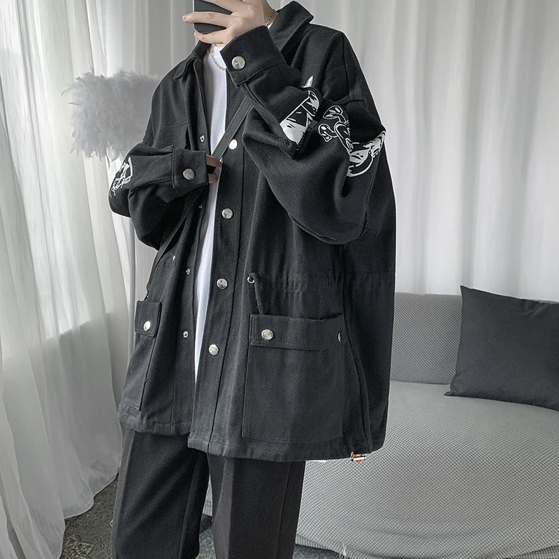 Loose Men's Workwear Jaet Spring Autumn Trendy Korean Sle Casual Youthful Top for Couples Large Size Teenager Coat
Loose Men's Workwear Jaet Spring Autumn Trendy Korean Sle Casual Youthful Top for Couples Large Size Teenager Coat