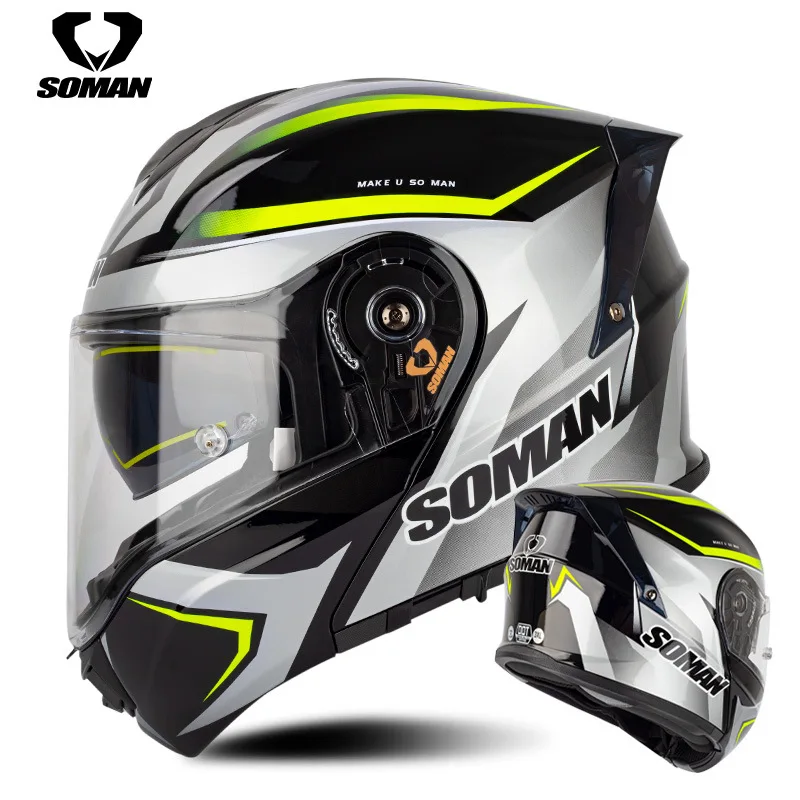 Motorcycle double lens peeling helmet racing helmet riding safety helmet four seasons locomotive big head circumference 965
Motorcycle double lens peeling helmet racing helmet riding safety helmet four seasons locomotive big head circumference 965