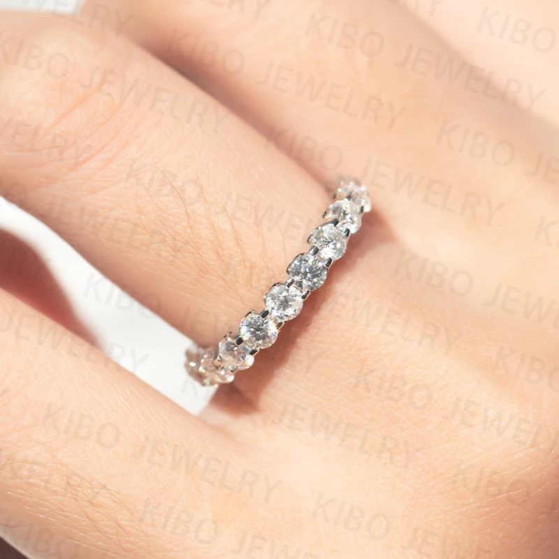 Kibo Jewelry Rings Set for Couples Luxury Woman Ring 925 Silver 18K Gold Plated 3.5-5.5mm Moissanite Band Rings
Kibo Jewelry Rings Set for Couples Luxury Woman Ring 925 Silver 18K Gold Plated 3.5-5.5mm Moissanite Band Rings