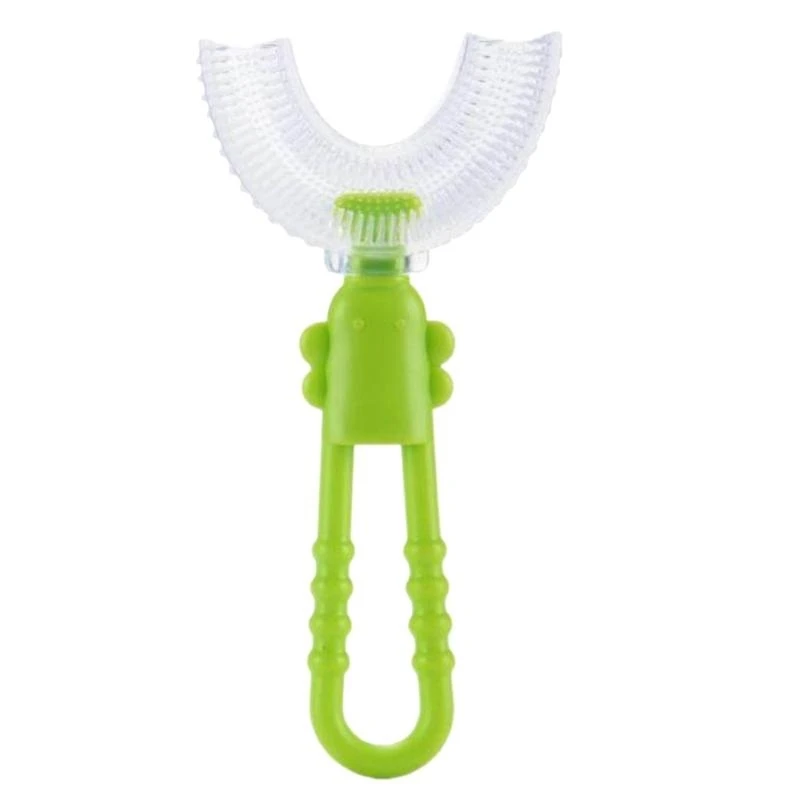 J15U U-образная зубная щетка для чистки зубов на 360° для детей, розовый/желтый/синий/зеленый
J15U U-образная зубная щетка для чистки зубов на 360° для детей, розовый/желтый/синий/зеленый