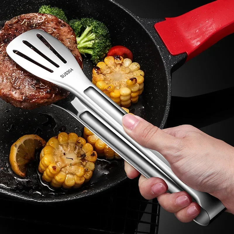 Stainless Steel Food Tongs Barbecue Tongs Meat Salad Steak Food Serving Clip Tweezers Long BBQ Cooking Tongs Kitchen Utensils
Stainless Steel Food Tongs Barbecue Tongs Meat Salad Steak Food Serving Clip Tweezers Long BBQ Cooking Tongs Kitchen Utensils