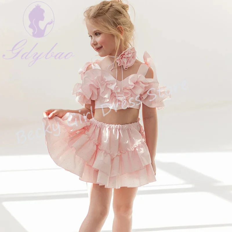 Customized Pink Flower Girl Dresses For Wedding Ruffles Off Shoulder Puffy Little Girl Birthday Party Gift Photo Shoot Ball Gown
Customized Pink Flower Girl Dresses For Wedding Ruffles Off Shoulder Puffy Little Girl Birthday Party Gift Photo Shoot Ball Gown