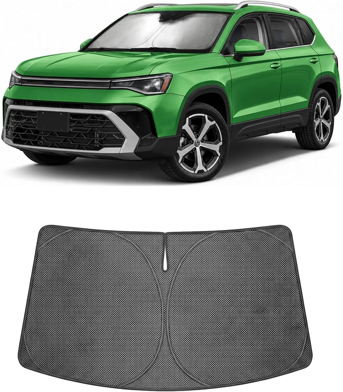 Custom Fit Windshield Sun Shade for VW Taos 2022-2026, Ice Crystal Black, UV & Heat Blocker, Foldable Visor Keeps Car Cooler
Custom Fit Windshield Sun Shade for VW Taos 2022-2026, Ice Crystal Black, UV & Heat Blocker, Foldable Visor Keeps Car Cooler