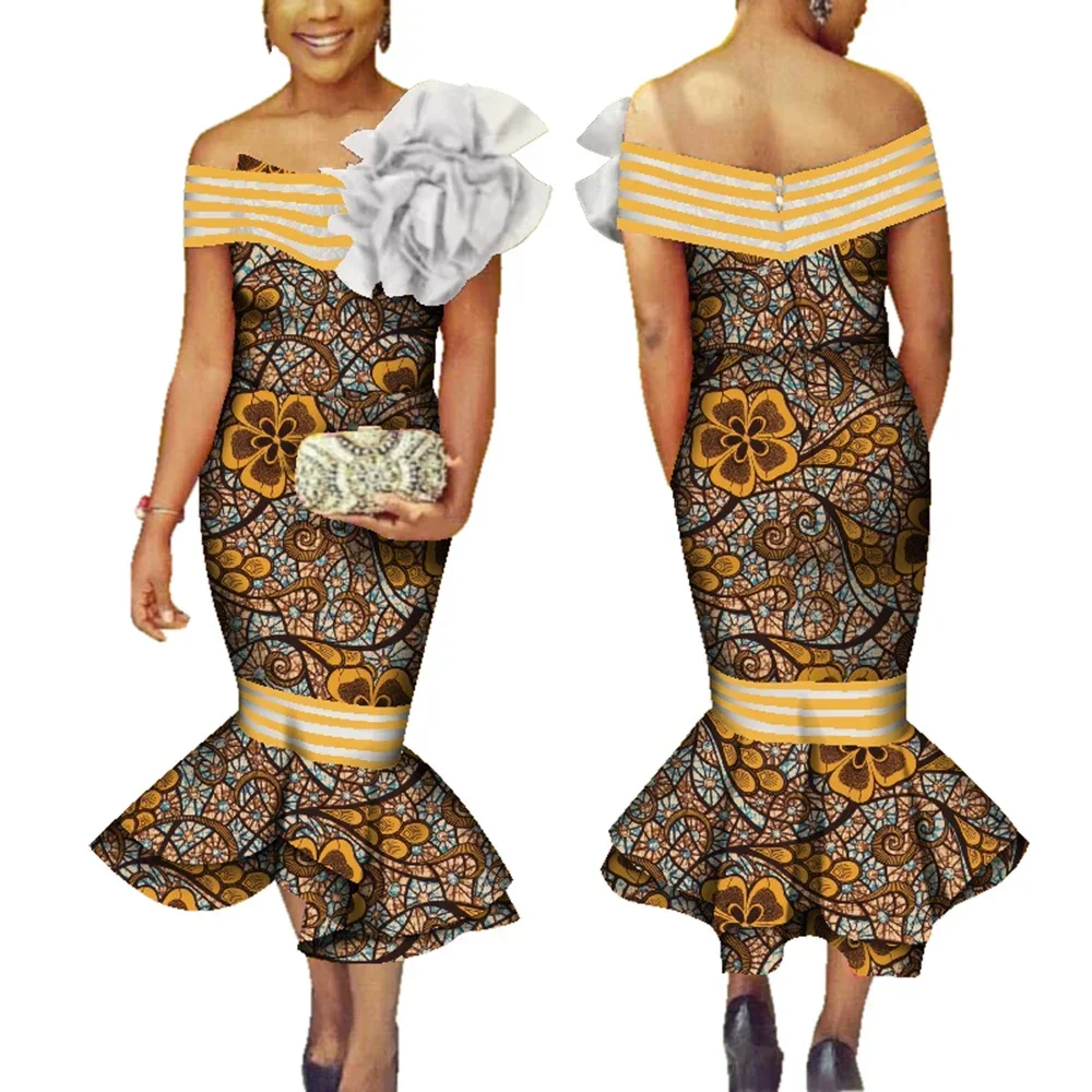 African Dresses for Special Occasions Fashion Slash Neck Maxi Dress for Wedding Party Elegant Lady Ankara Mermaid Dresses WY033
African Dresses for Special Occasions Fashion Slash Neck Maxi Dress for Wedding Party Elegant Lady Ankara Mermaid Dresses WY033