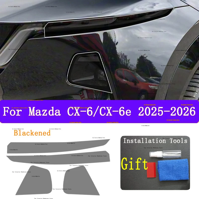 For Mazda cx-6/cx-6e 2025-2026 Car Exterior Headlight Anti-scratch Front Lamp Tint TPU Protective Film Accessories Sticker
For Mazda cx-6/cx-6e 2025-2026 Car Exterior Headlight Anti-scratch Front Lamp Tint TPU Protective Film Accessories Sticker