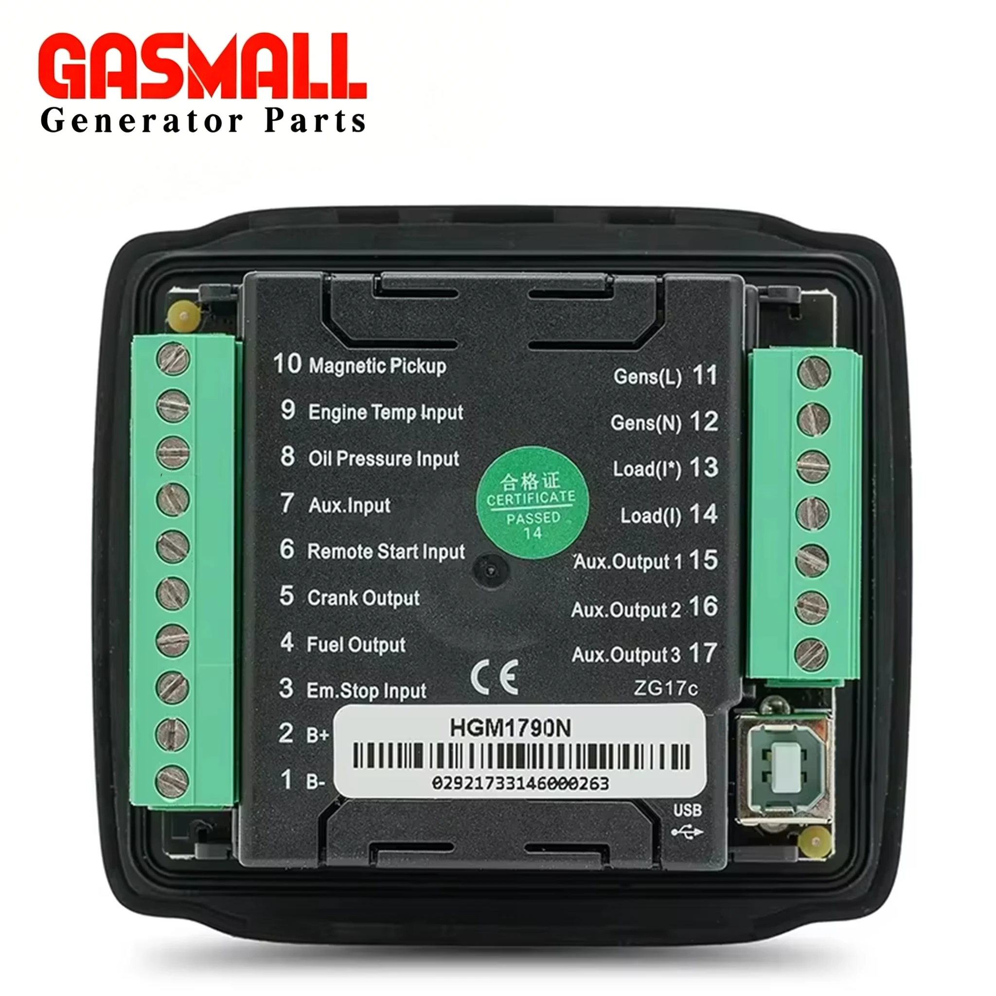 HGM1790N Automatic Start Panel Module Three-Phase Alternator Controller Power Diesel Petrol Generator Spare Parts
HGM1790N Automatic Start Panel Module Three-Phase Alternator Controller Power Diesel Petrol Generator Spare Parts