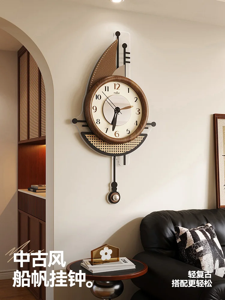 Unique Wooden Sailboat Wall Clock 2025 Living Room Decor Clock Vintage Art Design
Unique Wooden Sailboat Wall Clock 2025 Living Room Decor Clock Vintage Art Design