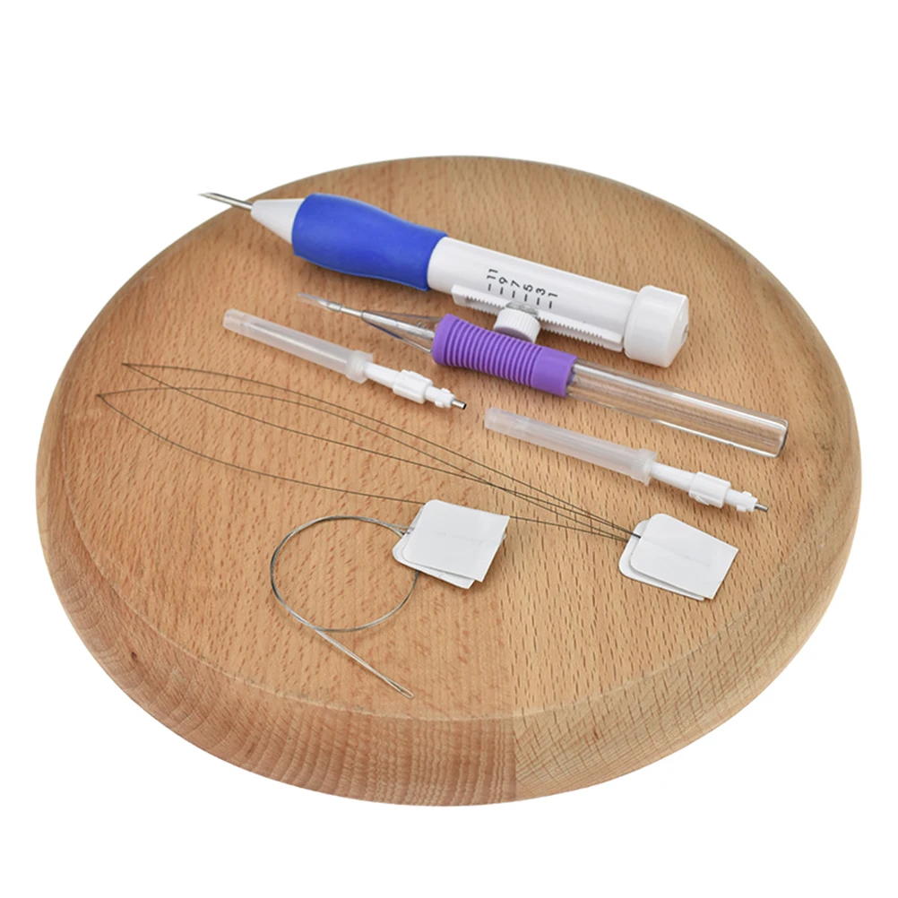136 Pcs Embroidery Pen Set Punch Needle Kit for Clothing Curtain Pillowcases Insoles DIY Sewing Easy Efficient Interchangeable
136 Pcs Embroidery Pen Set Punch Needle Kit for Clothing Curtain Pillowcases Insoles DIY Sewing Easy Efficient Interchangeable