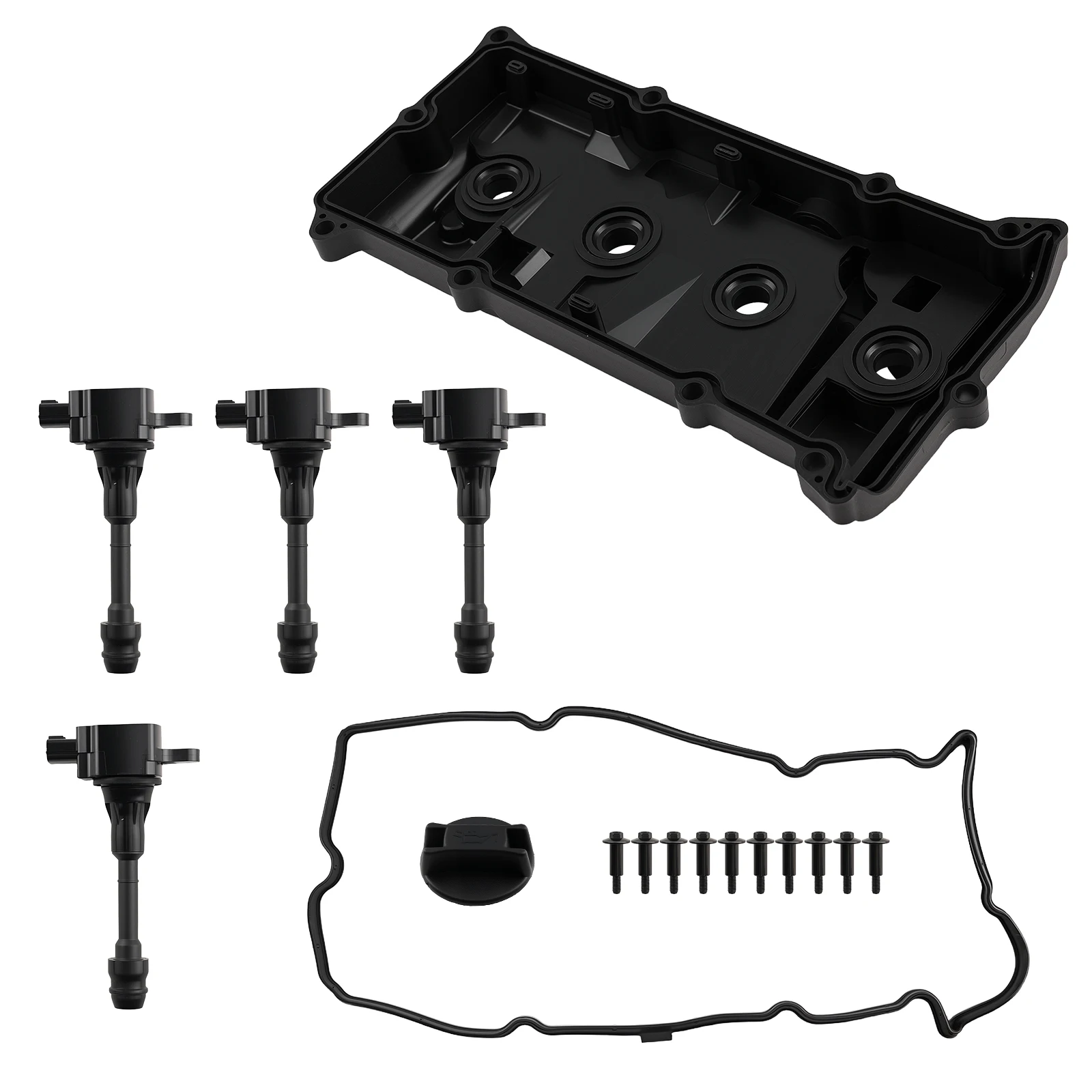 Valve Cover with Oil Cap for Nissan Altima Sentra Se-R 2.5L L4 2002-2006
Valve Cover with Oil Cap for Nissan Altima Sentra Se-R 2.5L L4 2002-2006