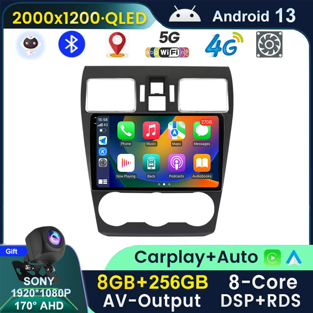 Автомагнитола QLED 2k Android 13 для Subaru WRX 2016-2020, мультимедийный видеоплеер, навигация, стерео, GPS, Carplay, Android, авто
Автомагнитола QLED 2k Android 13 для Subaru WRX 2016-2020, мультимедийный видеоплеер, навигация, стерео, GPS, Carplay, Android, авто