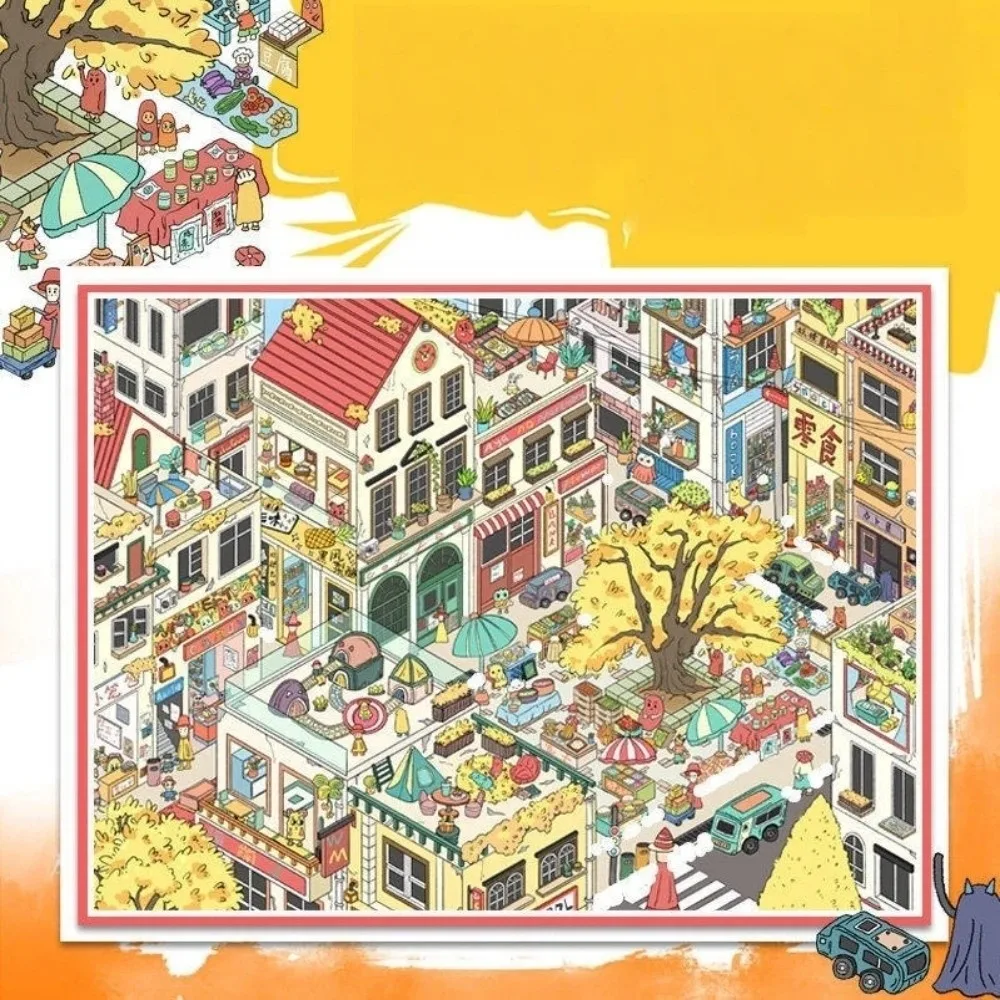 New PET 3D Stacking Stickers Die-cut Autumn Market DIY Scene Stickers Large Size City Streets Miniature Stickers Art Collection
New PET 3D Stacking Stickers Die-cut Autumn Market DIY Scene Stickers Large Size City Streets Miniature Stickers Art Collection