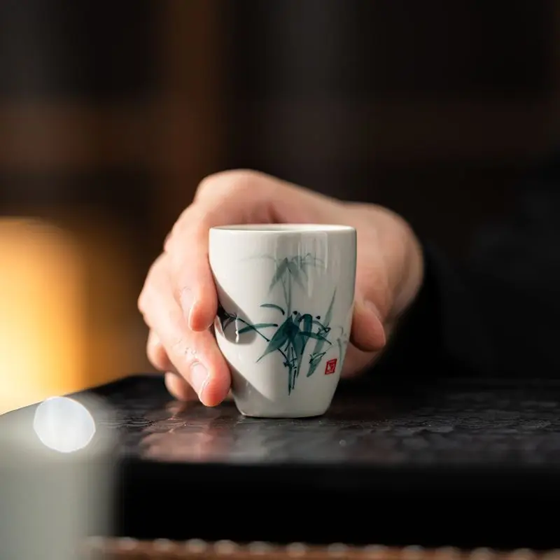 Высококачественная керамическая чашка для чая в китайском стиле, ручной работы, с росписью под огонь, для домашнего использования, подарок
Высококачественная керамическая чашка для чая в китайском стиле, ручной работы, с росписью под огонь, для домашнего использования, подарок